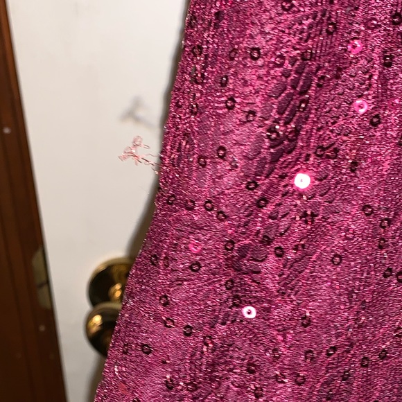 Burgundy Red Homecoming Dress - Picture 4 of 7